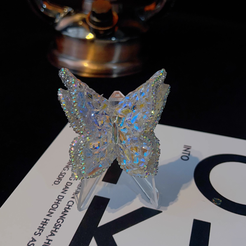 Handmade Diamond Double Wings Butterfly Ornament Resin Mold