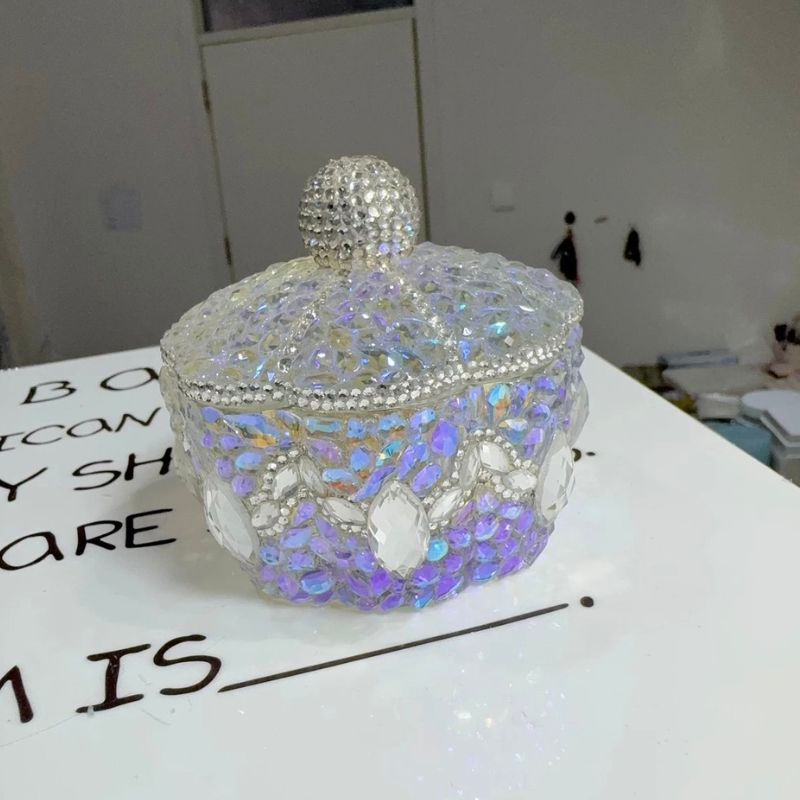 Handmade Diamond Storage Jar Resin Mold