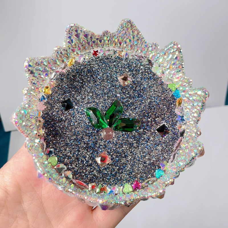 Handmade Diamond Crown Storage Tray Resin Mold