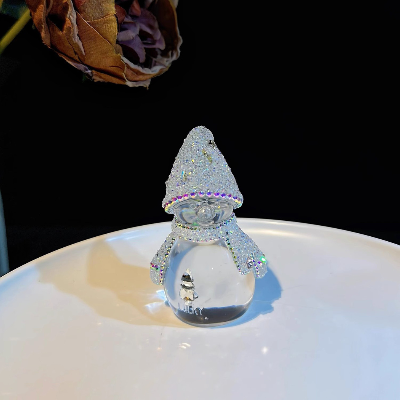 Handmade Diamond Snowman Christmas Tree Ornament Resin Molds