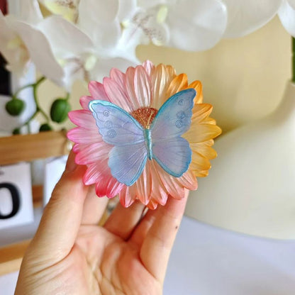 Handmade Butterfly Daisy Flower Storage Box Resin Molds