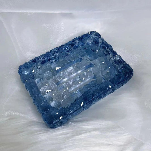 Handmade Diamond Soap Storage Tray Resin Mold