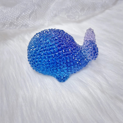 Handmade Diamond Whale Ornament Resin Mold