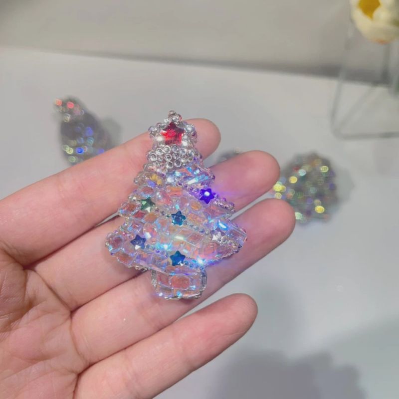 Handmade Diamond Christmas Tree Ornament Resin Mold