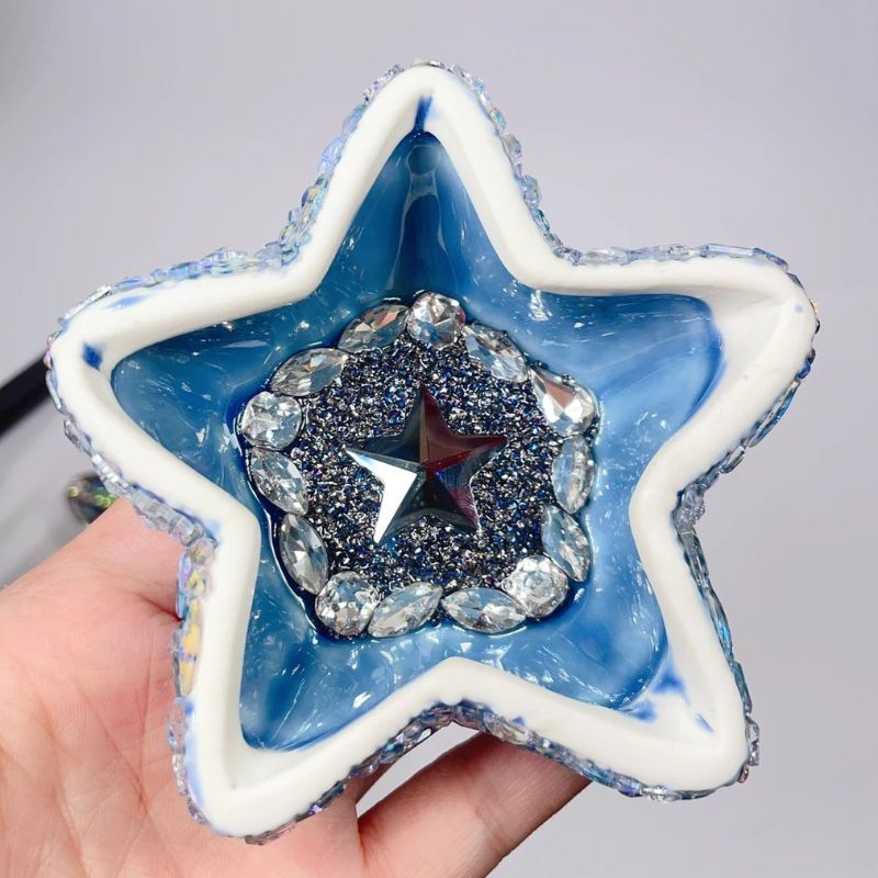 Handmade Diamond Starfish Storage Tray Resin Molds