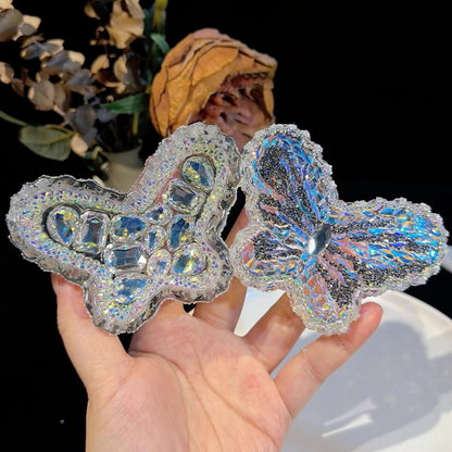 Handmade Diamond Butterfly Storage Box Resin Mold