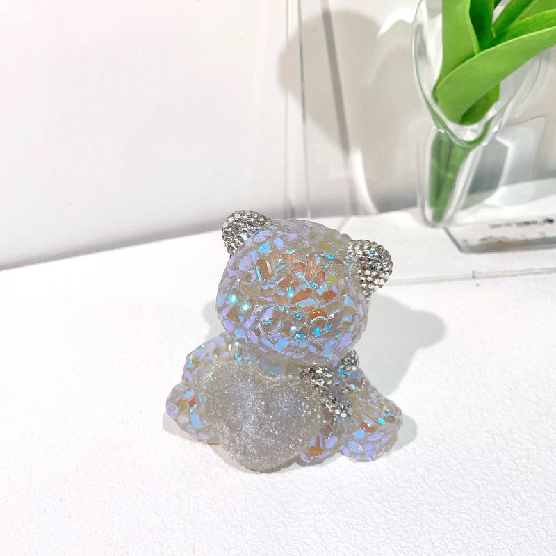 2024 handmade Resin bear ornaments