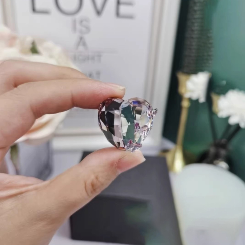 Handmade Diamond Crystal Heart Decoration Ornament Resin Molds