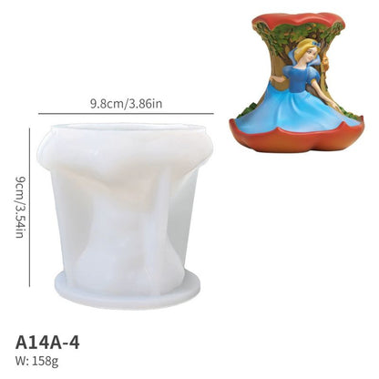 Storybook Apple Core Cinderella Dwarf Queen Resin Mold