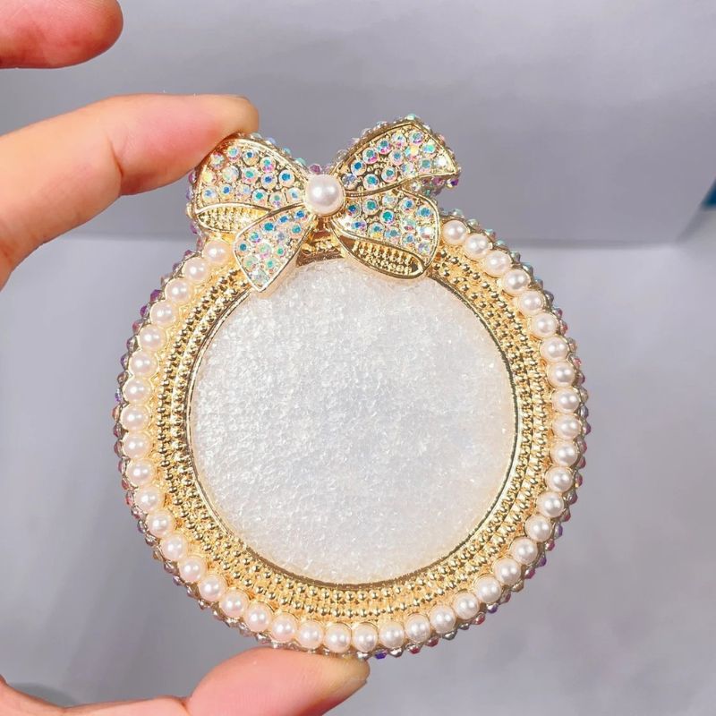 Handmade Diamond Bow Round Hanging Christmas Resin Molds