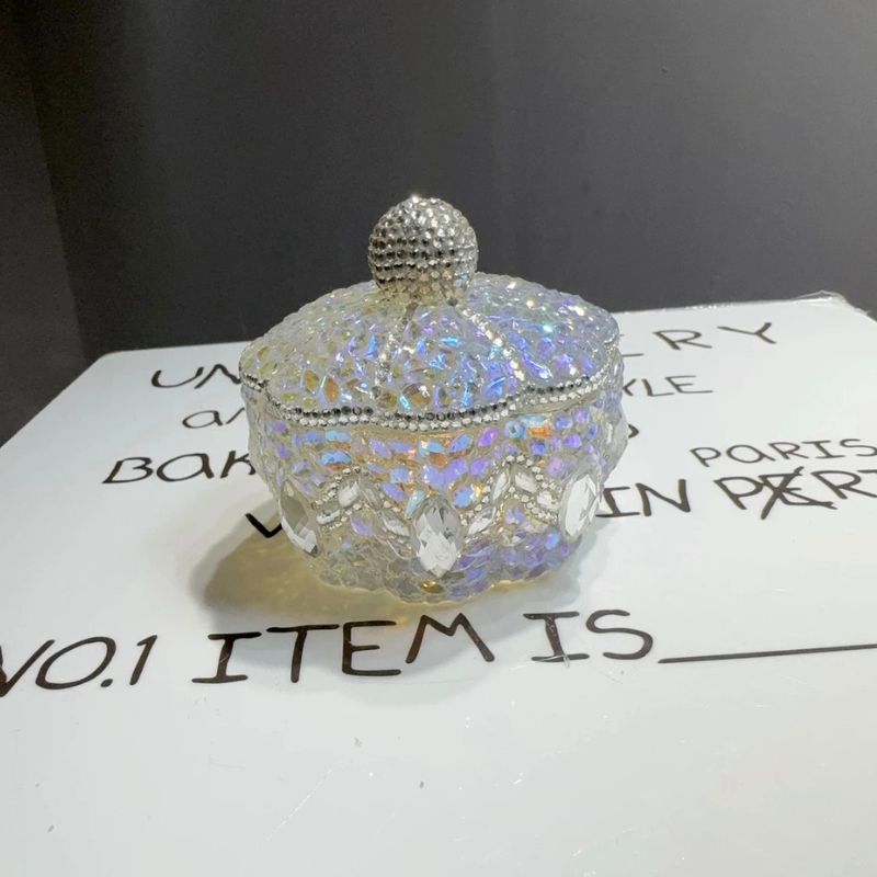 Handmade Diamond Storage Jar Resin Mold