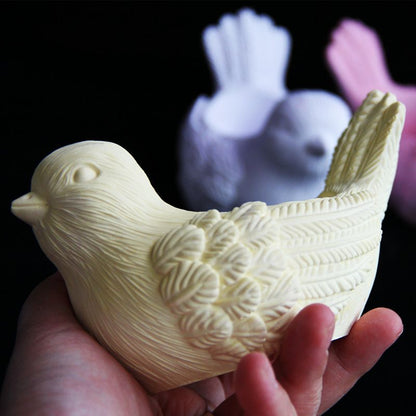 Handmade Bird Shape Storage Candle Holder Resin Molds