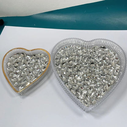 Handmade Heart Diamond Storage Resin Mold