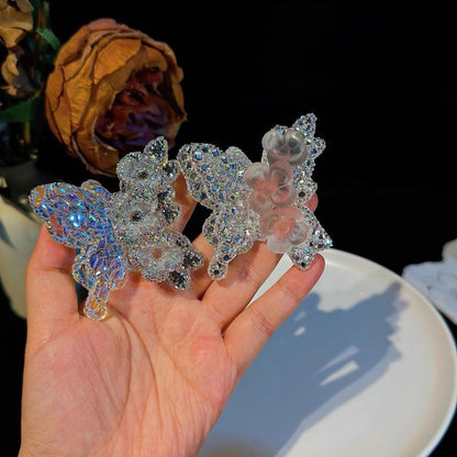 Handmade Diamond Flower Butterfly Decoration Resin Mold