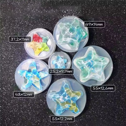 Handmade Star Water Ripple Jewelry Accessories Resin Molds