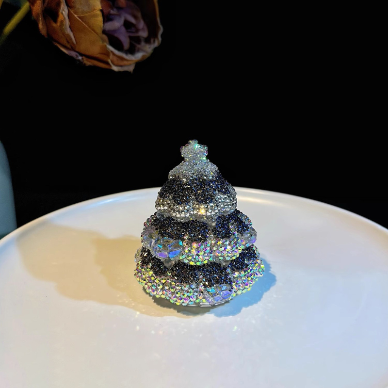 Handmade Diamond Snowman Christmas Tree Ornament Resin Molds