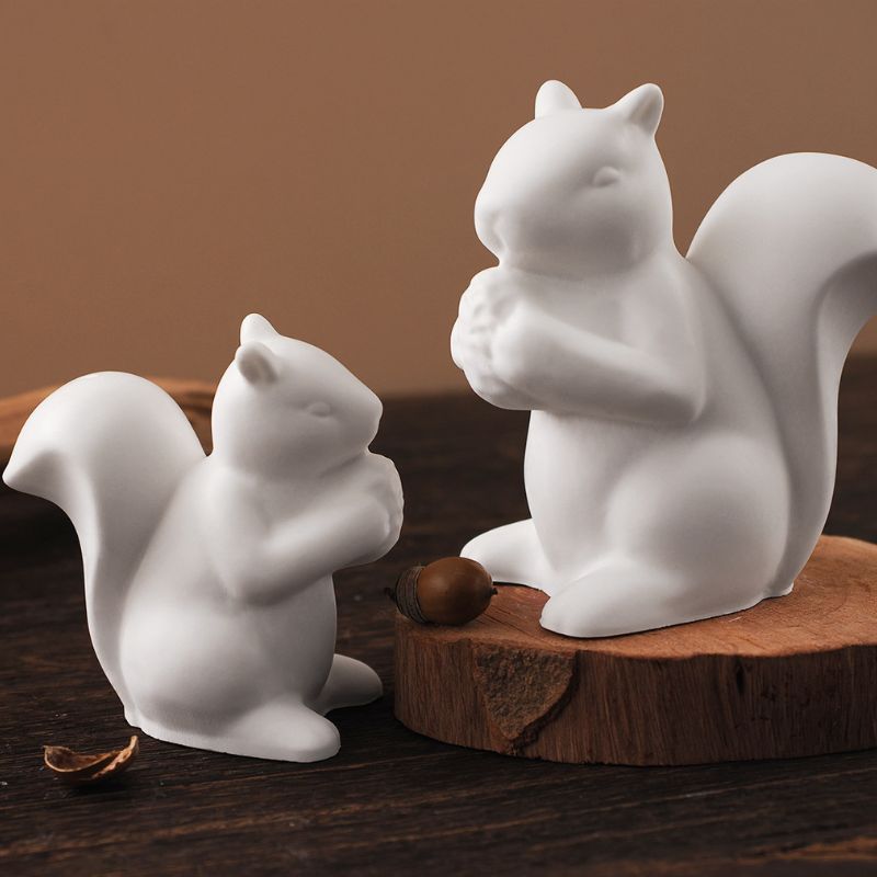 2pcs Squirrel Ornament Resin Mold