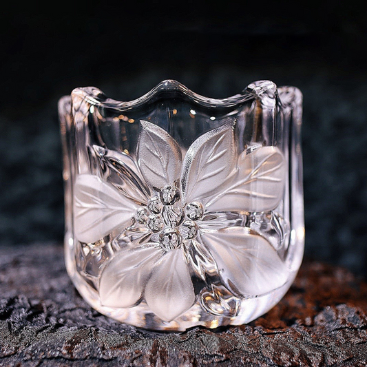 Handmade Crystal Christmas Flower Storage Pen Holder Resin Molds