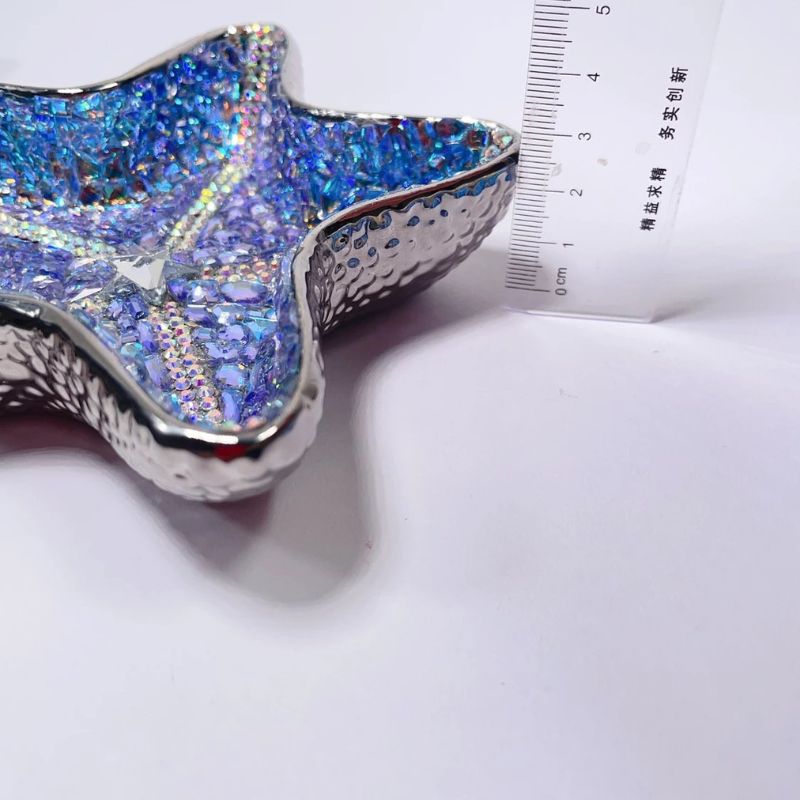 Handmade Diamond Starfish Storage Tray Resin Molds