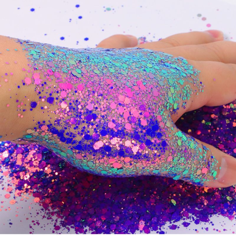 3 Colors Non-sink Glitter Laser Powder Glitter for Resin – IntoResin