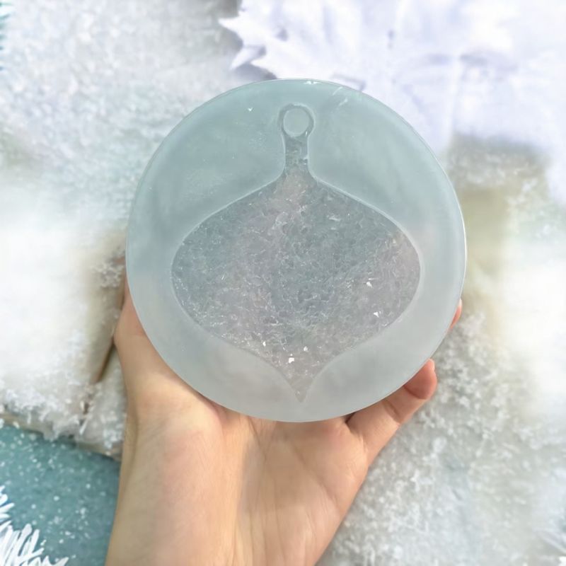 Handmade Crystal Clusters Christmas Hanging Decorations Resin Molds