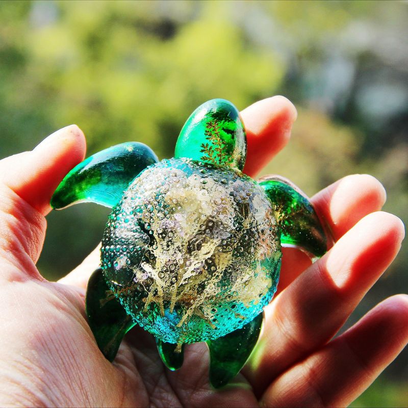 Sea Urchin Turtle Decoration Resin Mold