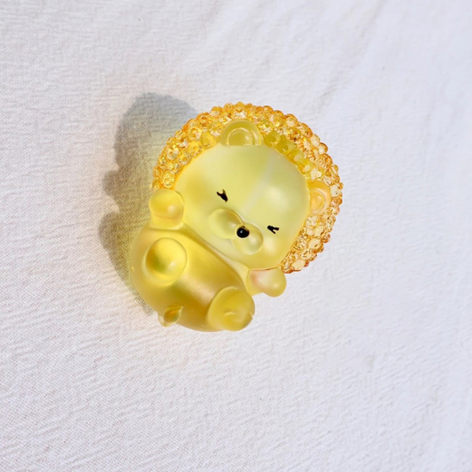 Handmade Diamond Cute Little Lion Resin Mold