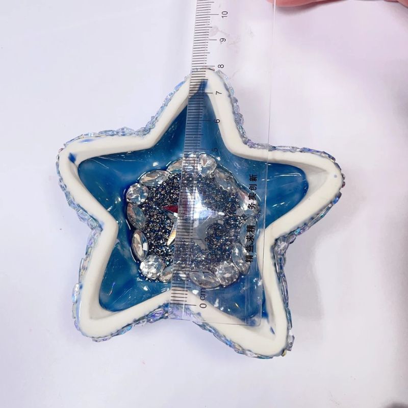 Handmade Diamond Starfish Storage Tray Resin Molds