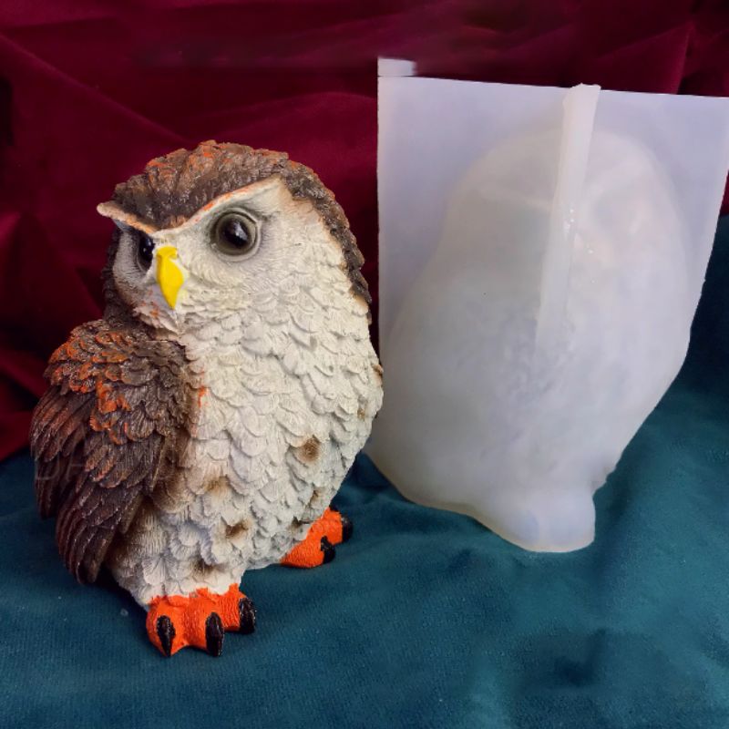 Handmade Owl Ornament Resin Mold