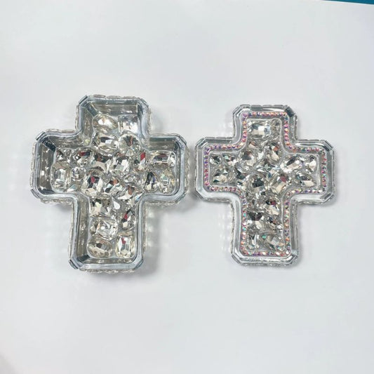 Handmade Large  Diamond Cross Storage Box Resin Molds