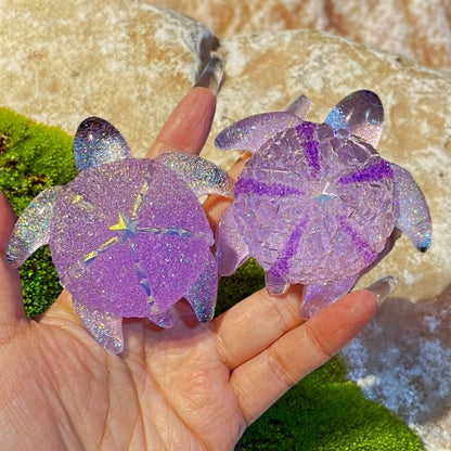 Handmade Diamond Ocean Galaxy Turtle Mold