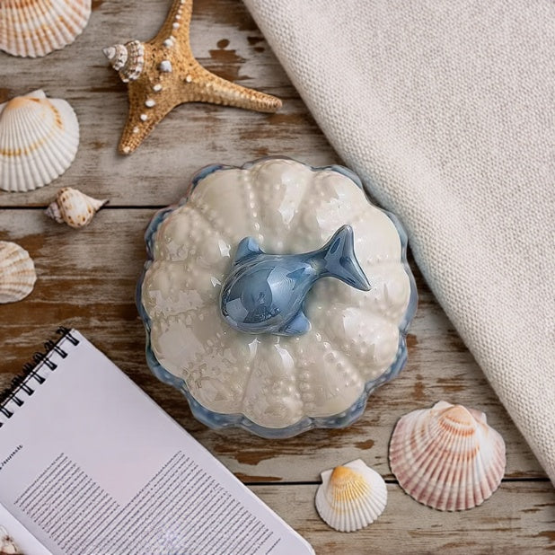 Handmade Cute Ocean Whale Storage Jar Resin Molds