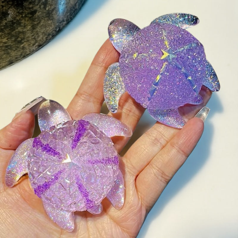 Handmade Diamond Ocean Galaxy Turtle Mold