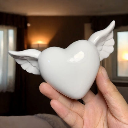 Handmade Winged Heart Hanging Resin Mold