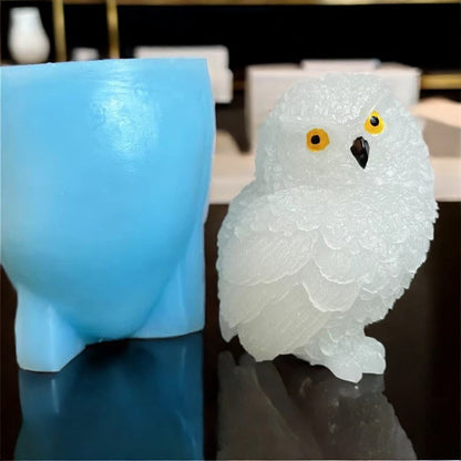 Handmade Cute Owl Ornament Resin Mold