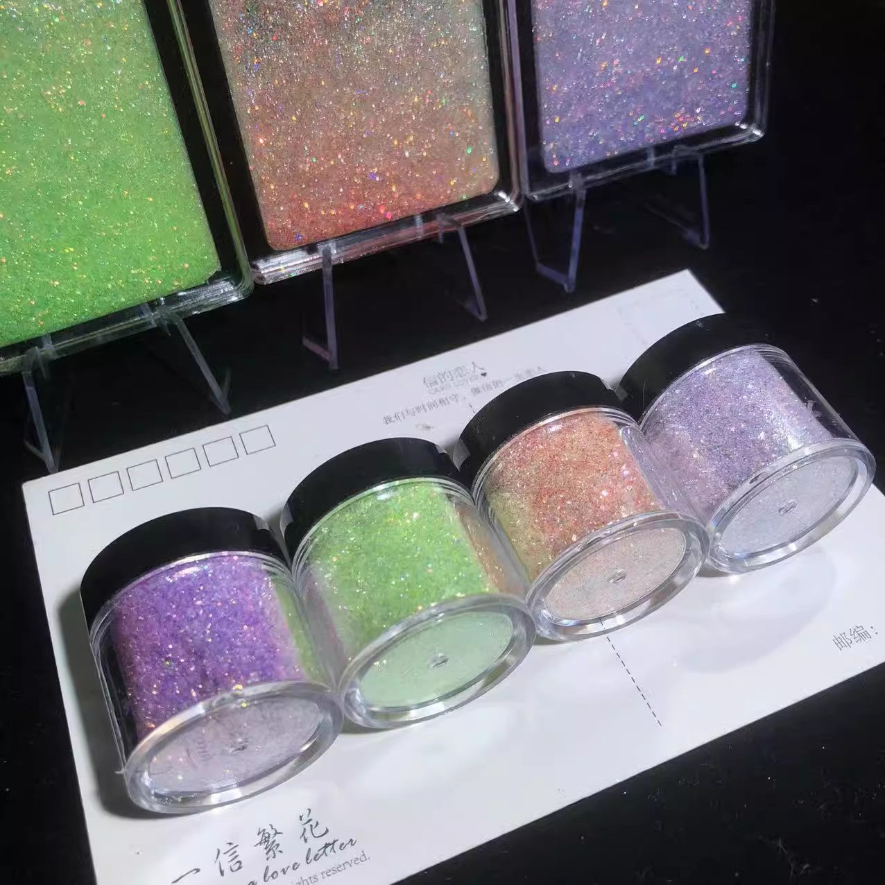 3 Colors Non-sink Glitter Laser Powder Glitter for Resin