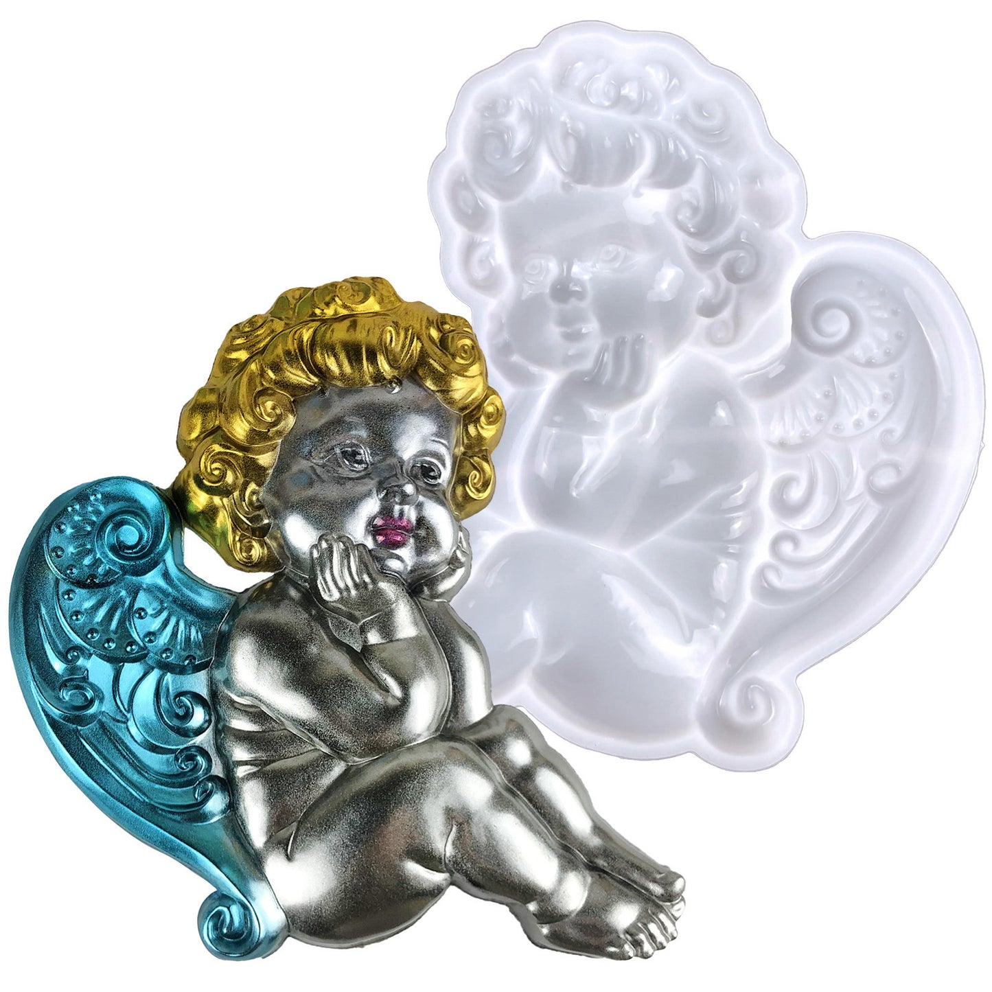 Little Angel Ornament Resin Mold