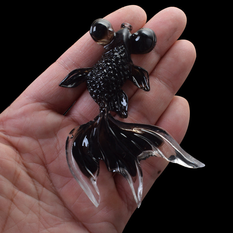 Goldfish Resin Mold Fish Ornament