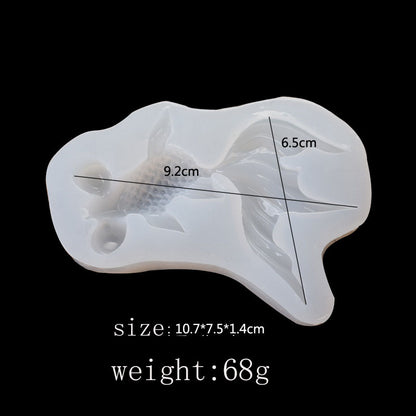 Goldfish Resin Mold Fish Ornament