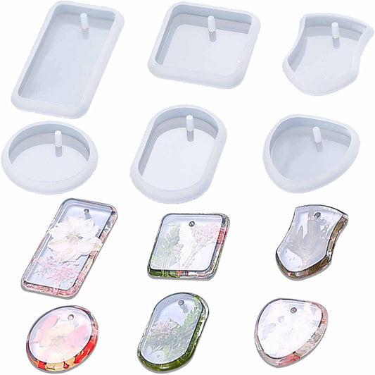 Resin Molds for Pendant,Silicone Molds for DIY Pendant Set