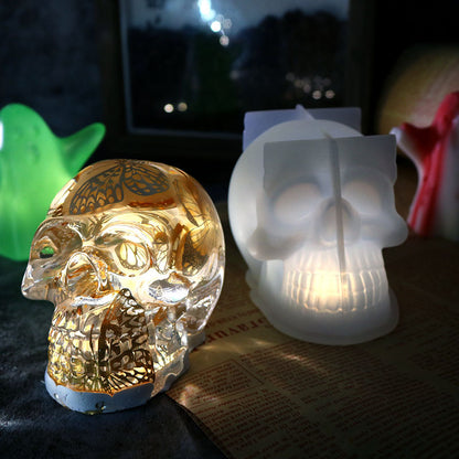 Skull Silicone Molds for Epoxy Resin, 3D Extra Large Skeleton Skull Ep –  IntoResin